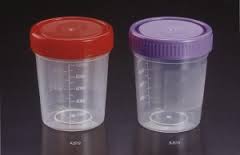 consommables médicaux d'urine tasse stérile/non stérile de 60 ml pour la collection témoin