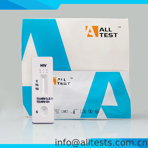 HIV 1.2.O And P24 Infectious Disease Rapid Test Kits For Whole Blood / Serum / Plasma