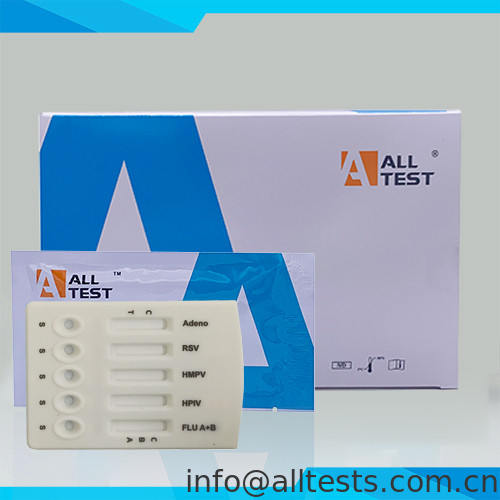Infectious Disease Rapid Test Kits Respiratory Disease Adenovirus/RSV/HMPV/HPIV/Influenza Testing Kit