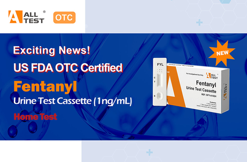 Dernières nouvelles de l'entreprise Certifié avec succès par la FDA américaine - Test rapide de fentanyl AllTest (1 ng/ml)