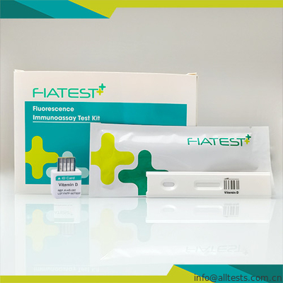 Good price D2+D3 méthode d'immunoessai de fluorescence de sérum/plasma de cassette d'essai de la vitamine D en ligne