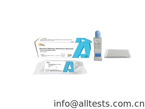 Good price Norovirus Rotavirus Adenovirus et Astrovirus Test rapide pour les échantillons fécaux humains Coupe de test rapide des maladies infectieuses en ligne