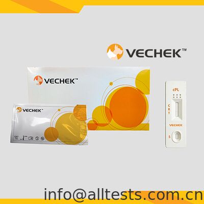 Bon prix Cassette de test rapide de la lipase pancréatique canine pour des résultats rapides, haute précision et fonctionnement simple en ligne