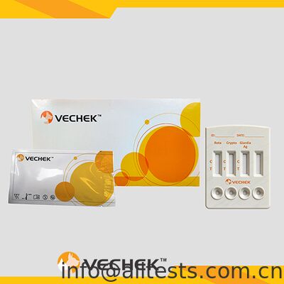 Bon prix Rotavirus Cryptosporidia Giardia Lamblia Antigène Combo Cassette de test rapide pour les matières fécales avec 10 minutes de temps de lecture haute précision en ligne