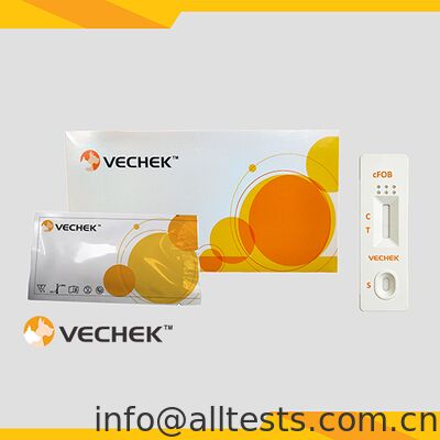 Bon prix Cassette de test rapide du sang caché dans les matières fécales canines Résultats rapides Haute précision Opération simple en ligne