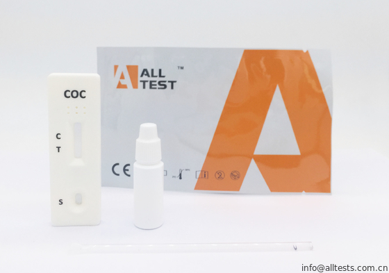 Good price cassette rapide d'essai de drogue de /Serum/Plasma de sang total du kit COC d'essai de la toxicomanie 50ng en ligne