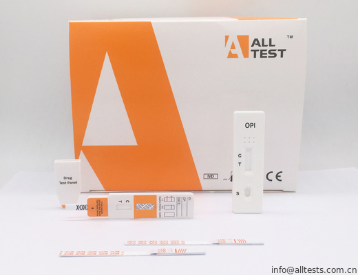Good price 2000 spécificités de ng/mlHigh et un kit rapide précis de cassette/bande/panneau d'essai de l'opiacé d'urine d'étape (OPI) avec du CE et le FDA en ligne