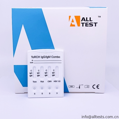 Good price Kit d'examen de diagnostic rapide fiable de Toxo de torche/Rubella/CMV/HSV 1/2 IgM avec la sensibilité élevée en ligne