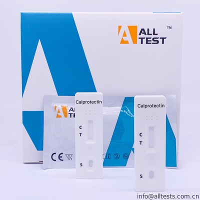 Good price Le CE a délivré un certificat la cassette rapide latérale d'essai de bandes d'essai d'écoulement de Calprotectin en résidus humains en ligne