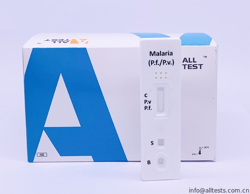 Good price Malaria P.f. /P.v. Cassette rapide d'essai, essai rapide de diagnostic en ligne