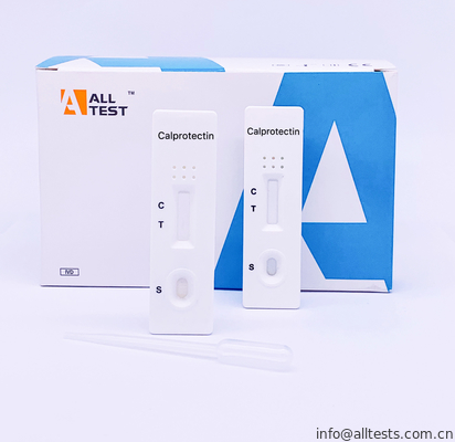Good price Cassette rapide d'essai d'AllTest Calprotectin dans le spécimen humain de résidus, 10T/kit en ligne