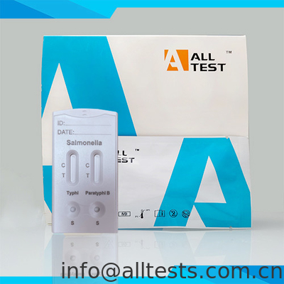 Good price Salmonella typhi et paratyphi antigen B Maladie infectieuse Tests rapides 97,8% précision du test en ligne