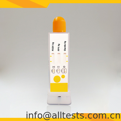 Good price FCoV FPV Giardia Lamblia Antigen Combo Test Rapid Kits Féces Coupe de diagnostic vétérinaire en ligne