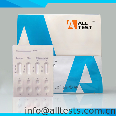 Good price Test rapide combiné de la dengue/Zika/Chikungunya Cassette de dépistage des maladies infectieuses détection à haute sensibilité en ligne