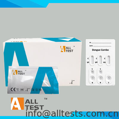 Bon prix Test rapide combiné de dengue avec un temps de lecture de 10 minutes, certifié CE et haute précision pour le sang entier/sérum/plasma en ligne