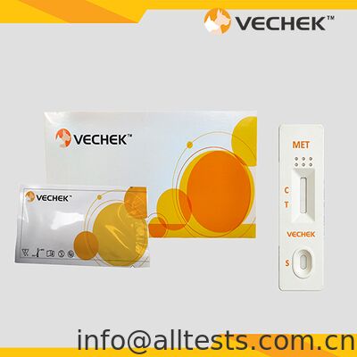 Bon prix Test rapide MET pour l'urine canine et féline avec un temps de lecture de 5 minutes, haute précision, pas besoin d'équipement en ligne