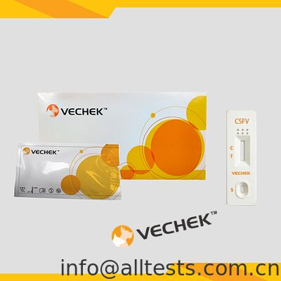 Bon prix Cassette de test rapide d'anticorps contre le CSFV pour des résultats rapides, haute précision, opération simple en 10 minutes en ligne