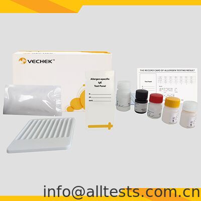Bon prix Kit de test rapide d'anticorps IgE spécifiques aux allergènes félins Procédure pratique Haute précision pour l'immunoblotting en ligne