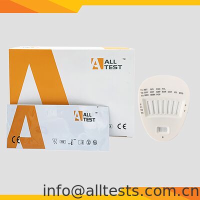 Bon prix Cassette de test rapide multi-drogues pour liquide oral avec temps de lecture de 3 à 10 minutes, certifié CE, et jusqu'à 17 drogues testées en ligne