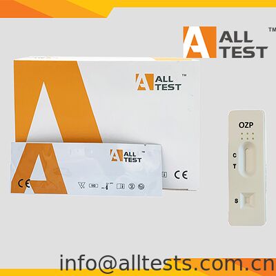 Bon prix Cassette de test rapide OZP pour le sang entier/sérum/plasma avec un temps de lecture de 5 à 10 minutes et 1000 ng/mL coupé en ligne