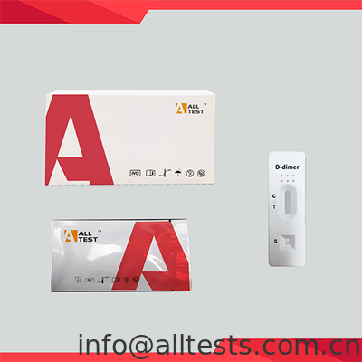 Bon prix Kit de test rapide D-dimère pour auto-test avec temps de lecture de 10 minutes, haute précision et interprétation visuelle facile en ligne