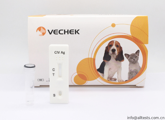 Good price Essai canin de virus de la grippe AG utilisant le kit diagnostique rapide simple et le Qucikly en ligne