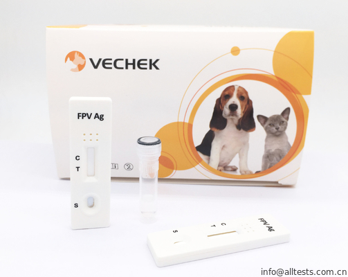 Good price Essai félin de virus AG de Panleucopenia de kits bactériens rapides supérieurs d'essai avec l'utilisation flexible en ligne