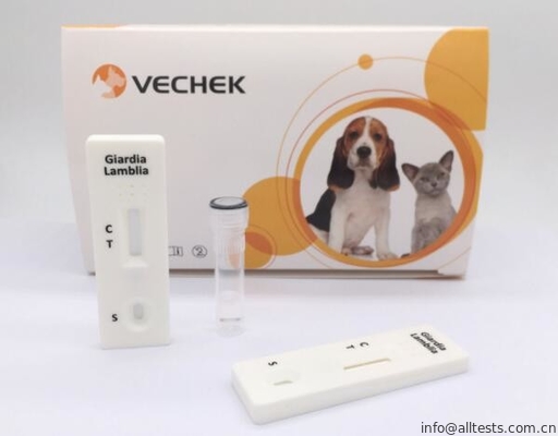 Good price Cassette diagnostique rapide de kit de Lamblia de Giardia canin commode simple et rapidement en ligne
