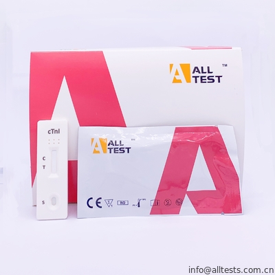 Good price Essai rapide cardiaque rapide médical de la troponine I (cTnI) d'examen de diagnostic pour le syndrome coronaire aigu avec du CE en ligne