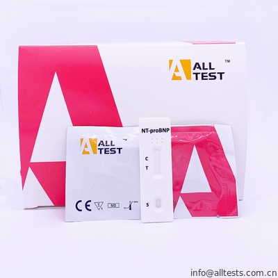Good price Le CE a délivré un certificat l'examen de diagnostic rapide NT - cassette rapide d'essai de proBNP en ligne