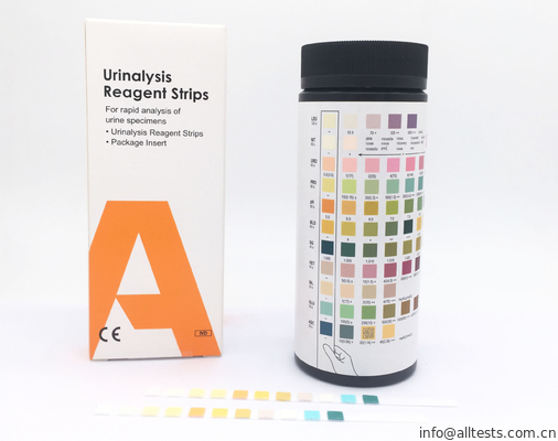 Good price Guide d'utilisateurs rapide de bande de réactif d'analyse d'urine de kits d'essai de feuille non coupée en ligne