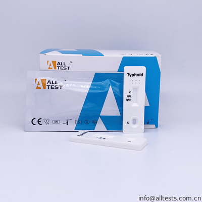 Good price Exactitude rapide typhoïde des kits 96,5% d'essai d'IgM/IgG avec la discrimination raciale (sang total/sérum/plasma) en ligne