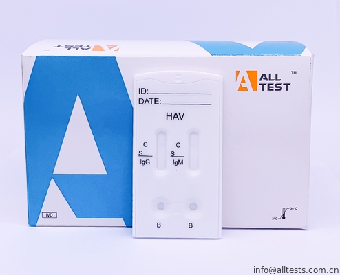 Good price Cassette rapide combinée d'essai d'AccurateHAV IgG/IgM (sérum/plasma) une étape avec la spécificité élevée en ligne