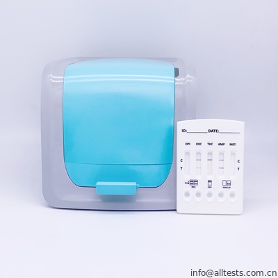 Good price Lecteur rapide d'essai de la cassette une d'étape de Multi-drogue d'utilisation facile rapide commode liquide orale d'essai avec du CE en ligne