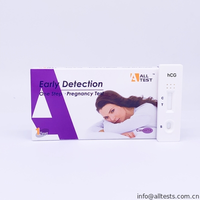 Good price Les kits diagnostiques rapides d'une d'étape d'OTC détection de l'hormone chorionique gonadotrophique HCG autoguident l'utilisation en ligne