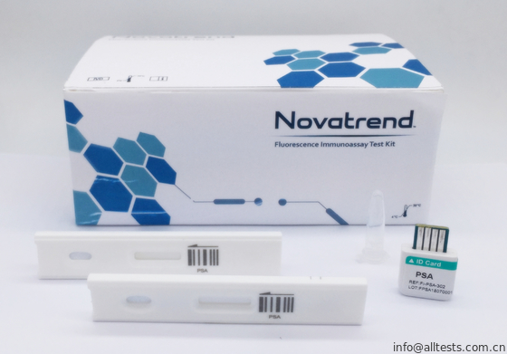 Good price Utilisation spécifique de kit d'examen de diagnostic de (PSA) d'antigène de prostate d'analyseur d'immunoessai de fluorescence de Novatrend en sérum /plasma en ligne