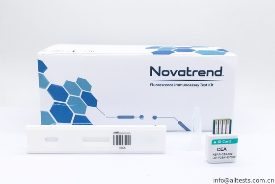 Good price Utilisation facile d'antigène d'essai Carcinoembryonic commode de (CEA) de sérum /Plasma d'analyseur d'immunoessai de fluorescence de Novatrend en ligne