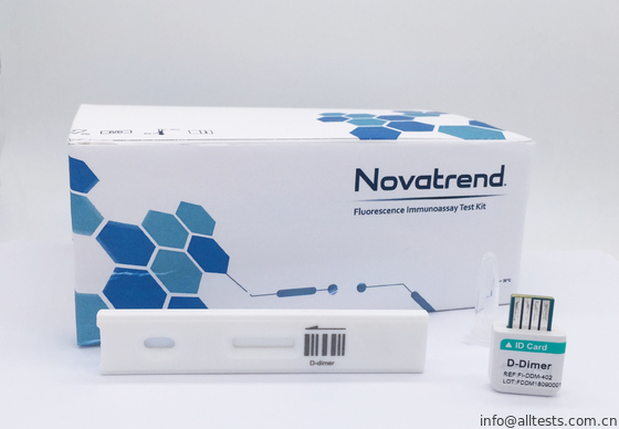 Good price Utilisation d'examen de diagnostic de D-dimère d'analyseur d'immunoessai de fluorescence de Novatrend dans le sang total humain /serum /plasma en ligne