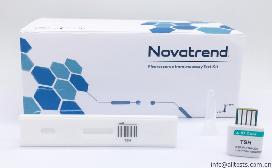Good price Utilisation hyroid-stimulante commode d'essai de l'hormone (TSH) d'analyseur d'immunoessai de fluorescence de Novatrend en sérum /plasma en ligne