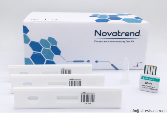 Good price Utilisation d'essai du mb de kinase de créatine de Novatrend (CK-MB) d'analyseur d'immunoessai de fluorescence dans le sang total humain /serum /plasma en ligne