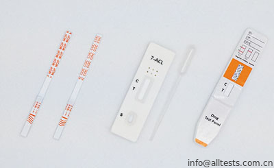Good price OEM rapide de kit d'essai de cassette/jaugeur/bande de kits de toxicomanie de 300ng/mL 7-Aminoclonazepam (7-ACL) Dispoable avec du CE en ligne