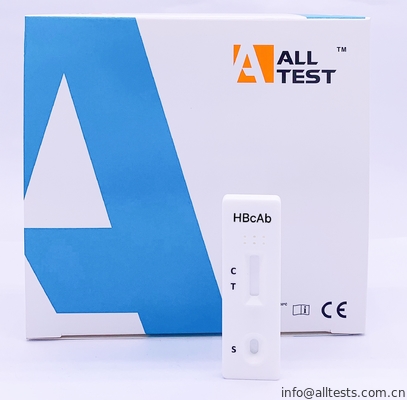 Good price Kits rapides d'essai de HBcAb d'ISO13485/CE pour détecter l'anticorps de noyau de l'hépatite B (HBcAb) dans le sérum ou le plasma en ligne