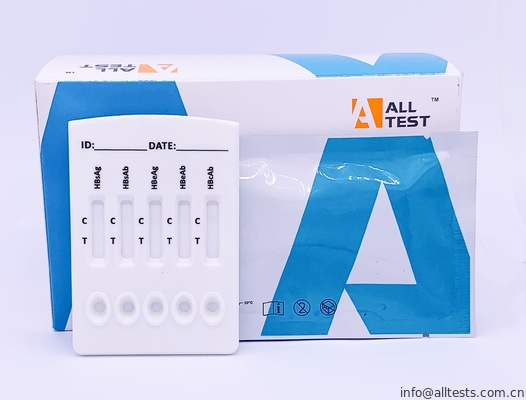 Good price Cassette rapide combinée d'essai de HBV (sérum/plasma) avec HBsAg, HBsAb, HBeAg, HBeAb, HBcAb en ligne