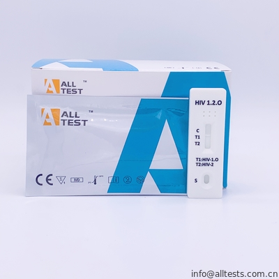 Good price Étape rapide de kit d'essai d'HIV 1.2.O/cassette une dans le sang /Serum en ligne