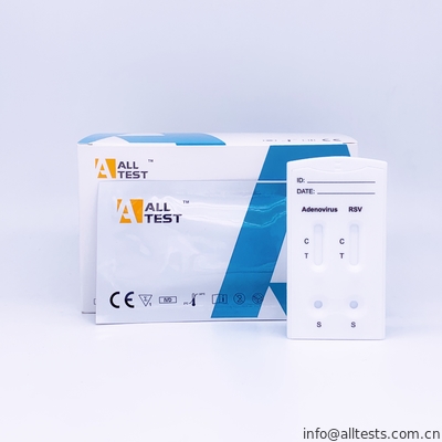 Good price Adénovirus et marque rapide combinée de la CE de cassette d'essai de RSV (écouvillon nasopharyngal) en ligne