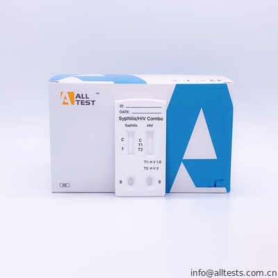 Good price Sang total/sérum/plasma rapides combinés de haute qualité de cassette d'essai de Syphilis/HIV 1.2.O en ligne