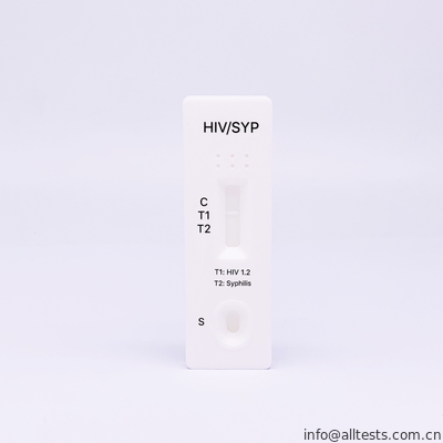 Good price HIV1.2 et cassette rapide combinée d'essai de syphilis (dans une bande) avec de haute qualité en ligne