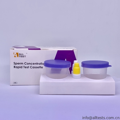 Good price Kits de essai qualifiés d'essai de concentration de sperme de certification d'OTC de maison rapide de cassette en ligne