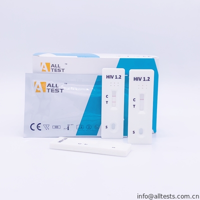 Good price Cassette 99% d'essai de rapid d'HIV 1,2 d'étape de l'hôpital un précis en ligne