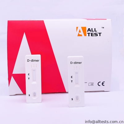 Good price CE ISO13485 D - kit rapide d'essai de dimère, examen de diagnostic rapide en ligne